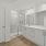 Kilby Floor Plan - Master bathroom with linen closet, walk-in shower & dual vanity sinks